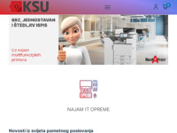 Frontpage screenshot for site: KSU Company d.o.o. (http://www.ksu.hr/)