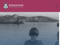 Frontpage screenshot for site: Domino Web Design, otok Krk (http://www.domino.com.hr)