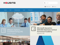 Frontpage screenshot for site: (http://www.housing.hr/)