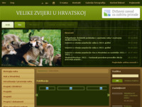 Frontpage screenshot for site: Zaštita i upravljanje vukovima u Hrvatskoj (http://www.life-vuk.hr/)