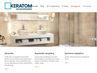 Frontpage screenshot for site: (http://www.keratom.hr/)