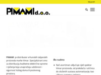 Frontpage screenshot for site: (http://www.pimami.hr)