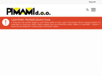 Frontpage screenshot for site: Pimami d.o.o. (http://www.pimami.hr)