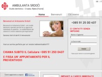 Frontpage screenshot for site: (http://www.ambulanta-srdoci.hr)