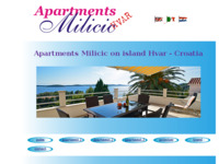 Frontpage screenshot for site: (http://www.apartmentsmilicic.com)