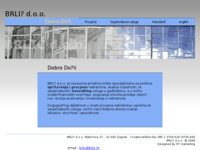 Frontpage screenshot for site: Brlić d.o.o. (http://www.brlic.hr/)