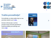 Frontpage screenshot for site: Hrvatsko društvo konferencijskih prevoditelja (HDKP) (http://www.simultano-prevodjenje.hr)
