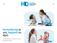 Frontpage screenshot for site: Hrvatsko Logopedsko Društvo (http://www.hld.hr/)