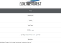 Frontpage screenshot for site: Ponto projekt d.o.o. (http://www.pontoprojekt.hr/)