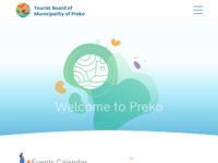 Frontpage screenshot for site: Preko - otok Ugljan (http://www.preko.hr/)