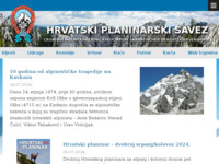 Slika naslovnice sjedišta: Hrvatski planinarski savez - Wiki (http://www.plsavez.hr)