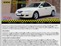 Frontpage screenshot for site: (http://www.taxi3430.hr/)