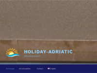 Frontpage screenshot for site: (http://www.holiday-adriatic.com/)