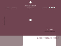Frontpage screenshot for site: (http://www.hotelstarigrad.com/)