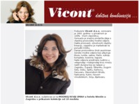 Frontpage screenshot for site: Vicont modna kuća (http://www.vicont.hr)