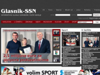 Frontpage screenshot for site: (http://www.samoborskiglasnik.net/)
