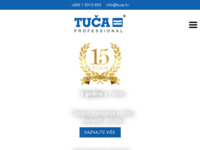 Frontpage screenshot for site: Tuča d.o.o. (http://www.tuca.hr/)