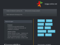 Frontpage screenshot for site: Knjiga Online (http://www.knjiga-online.net/)