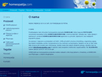 Frontpage screenshot for site: Homeopatija.com (http://www.homeopatija.com/)