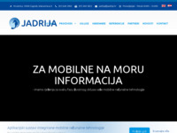 Frontpage screenshot for site: Jadrija d.o.o. Zagreb (http://www.jadrija.hr/)
