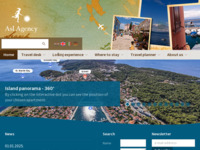 Frontpage screenshot for site: Otok Lošinj (http://www.island-losinj.com/)