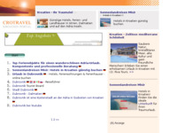 Frontpage screenshot for site: Dubrovnik - turistički vodič (http://www.kroatien-links.de/reiseziele-dubrovnik.htm)