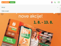 Frontpage screenshot for site: Trgovački lanac Studenac d.o.o. Omiš (http://www.studenac.hr/)