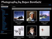 Frontpage screenshot for site: Bojan Bonifačić, fotografije (http://www.bonifacic.com)