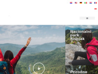 Frontpage screenshot for site: Gorski kotar - Zelena oaza Hrvatske (http://www.gorskikotar.hr/)