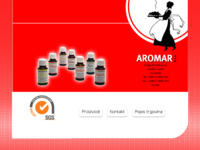 Frontpage screenshot for site: (http://www.aromar.hr)