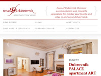 Frontpage screenshot for site: (http://www.dubrovnikapartmentsvillas.com)