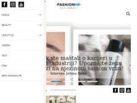Frontpage screenshot for site: (http://www.fashion.hr)