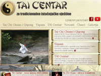 Slika naslovnice sjedišta: Tai Centar za tradicionalne istočnjačke vještine (http://www.tai.hr/)