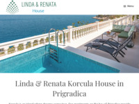 Frontpage screenshot for site: (http://www.korcula-oreb.com)