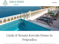 Frontpage screenshot for site: Smještaj u apartmanu Smiljana i Renato Oreb (http://www.korcula-oreb.com)