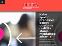 Frontpage screenshot for site: Hrvatska udruga za oboljele od HIV-a (http://www.huhiv.hr/)