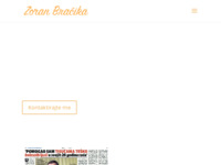 Frontpage screenshot for site: (http://www.zoranbracika.com/)