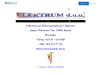 Frontpage screenshot for site: Elektrum (http://biondic.freeservers.com)