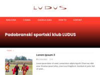 Frontpage screenshot for site: (http://www.skydiveludus.com)
