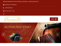 Frontpage screenshot for site: Kupinovo vino Posedi (http://www.kupinovovino-posedi.com)