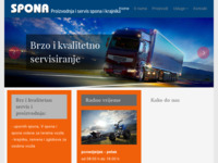 Frontpage screenshot for site: Spona servis (http://www.spona-servis.hr/)