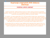 Slika naslovnice sjedišta: Kopiranje (backup) DVD-a (http://kopiranjedvda.atspace.com/)