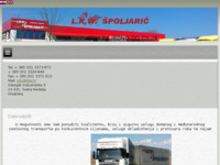 Frontpage screenshot for site: Ulsuge domaćeg i međunarodnog transporta (http://www.lkw.hr/)