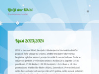 Frontpage screenshot for site: Dječji zbor Kikići (http://www.kikici.hr)