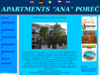Frontpage screenshot for site: Apartmani u Poreču (http://free-pu.htnet.hr/luco/)