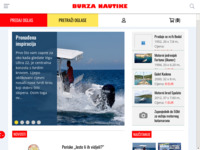 Frontpage screenshot for site: Nova burza nautike (http://www.lantina.hr)