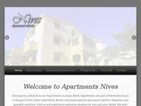 Frontpage screenshot for site: Apartmani Nives Zadar (http://www.zadar-borik.com)