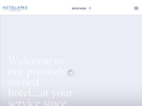Frontpage screenshot for site: Hotel Lapad u Dubrovniku (http://www.hotel-lapad.hr)