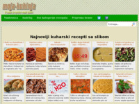 Frontpage screenshot for site: Moja kuhinja (http://moja-kuhinja.com)