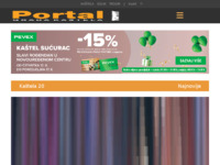 Frontpage screenshot for site: Portal grada Kaštela (http://www.kastila.com/)